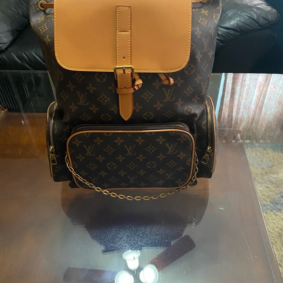 Louis Vuitton Trio Brown Monogram Canvas Backpack
